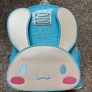 Sanrio Cinnamaroll Loungefly Blue and Cream Backpack, NWT